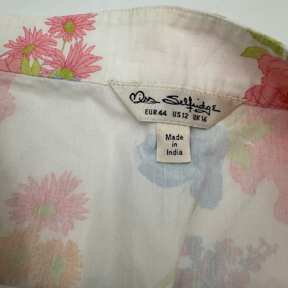 Miss Selfridge NWT Asos 2 Piece Poplin Floral Crop Top & Skirt Set  // 10 & 12 - Picture 6 of 14